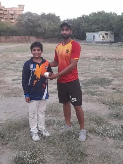 Man of the Match Shaurya Ahlawat, who delivered a great all-round performance with both bat and ball for the U-14s. We are proud to see our players step up in crucial moments.