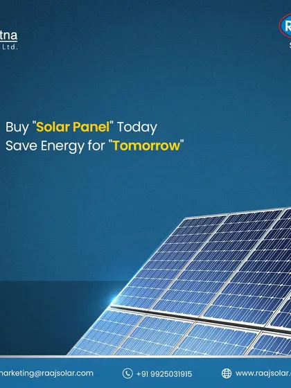 Buy a solar panel today to save energy for tomorrow. It's a simple principle that guides our mission: to provide long-term, sustainable energy solutions for a secure future.