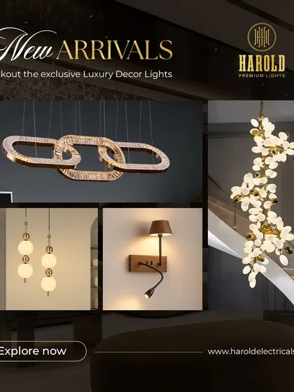 New arrivals are here! This collage showcases some of the latest additions to my luxury decor lights collection, from cascading floral chandeliers to sculptural wall accents.