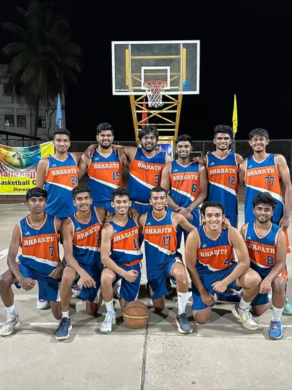 Team photo for the Rovers Cup 2024 with Bharath Sports Union.