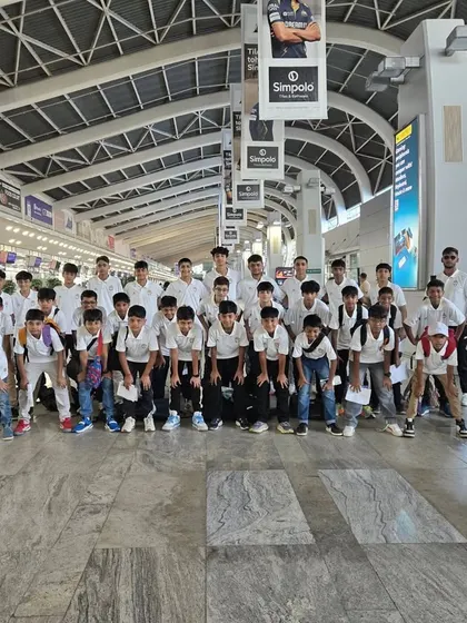 The entire traveling squad for the All India Goa Football Festival 2025. This group photo represents the scale of our commitment to providing national-level exposure.