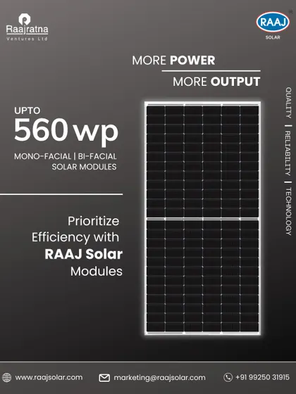 Choose the right technology for your needs with our Mono-facial and Bi-facial solar modules. We prioritize efficiency and reliability, ensuring you get more power and more output from your solar installation.