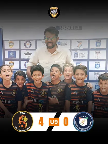A dominant 4-0 victory for our U9 team at the Leno Premier League.