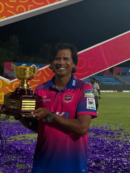 Celebrating another championship win, this time in the TNPL 2025. Success is a habit built through consistent effort and a relentless pursuit of excellence.