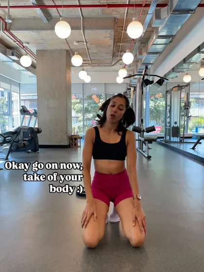 After every workout, I feel mentally calmer. It's a promise I keep to myself. Go on now, take care of your body.