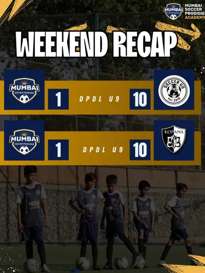 A recap of two heavy losses for our U9s, emphasizing resilience.