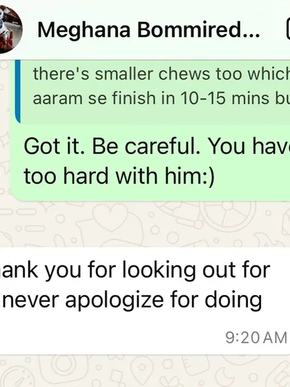 I love the relationship I build with my clients. This exchange with Coco's mom, Meghana, shows the trust and partnership we developed. I'm not just a trainer; I'm an advocate for you and your dog.
