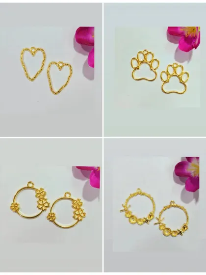 From textured hearts to paw prints, our new collection of bezels has something for everyone. These unique shapes are perfect for creating personalized and themed jewelry.