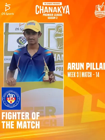 Celebrating the 'Fighter of the Match' from Week 3 of the CPL.