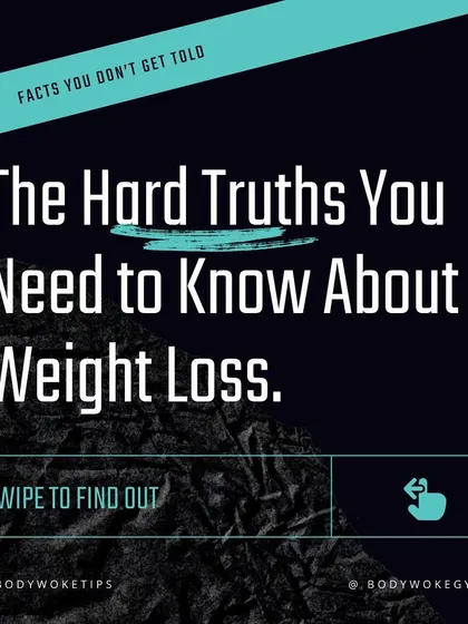 Let's talk about the hard truths of weight loss. No shortcuts, just science and dedication.