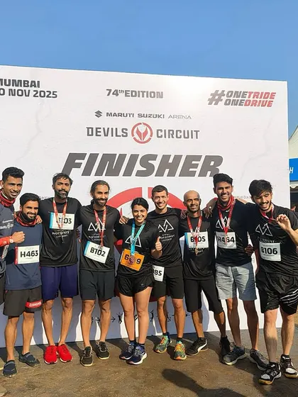 The Devil's Circuit brought the challenges; our team brought the courage. A group of our proud finishers after conquering the demanding obstacle course race together.