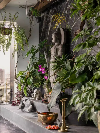 Another perspective of this incredible sky garden, a project that was a true labor of love.