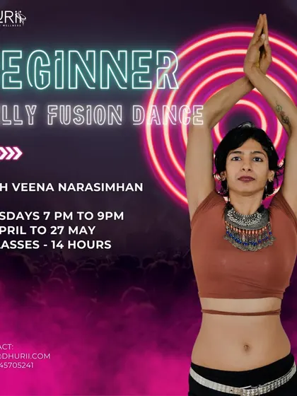 Unleash your inner goddess with our Beginner Belly Fusion Dance course. This is a transformative journey of movement, rhythm, and self-expression, perfect for those new to dance.