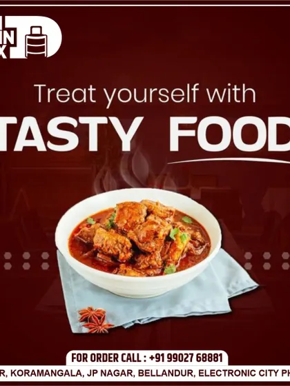 You deserve to treat yourself with tasty food. This image of a rich, savory curry is a reminder to indulge in a delicious meal, especially after a long day.