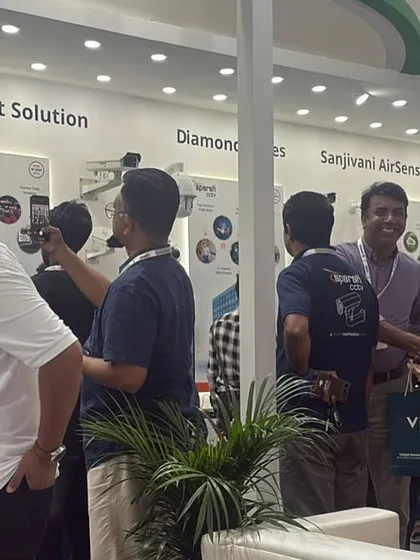 A warm handshake at AutoSec 2025 in Kerala. Events like these allow me to connect with partners and customers, and I am grateful for the energy and support that inspires my innovation.