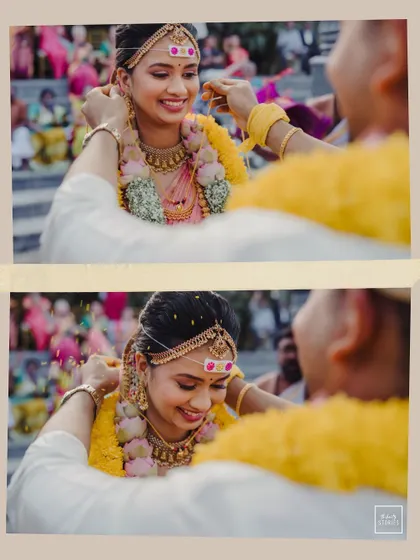 A duplicate of 207, highlighting the bride's radiant smile during the wedding rituals.