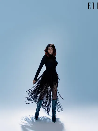 Soft, natural waves with a bit of movement and volume. This hairstyle was created for an Elle India shoot to match the flowing, dynamic feel of the fringed dress.