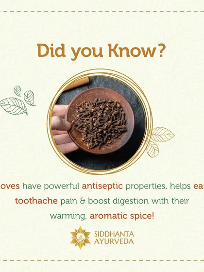 Did you know that cloves have powerful antiseptic properties? This common kitchen spice can help ease toothache and boost digestion, showcasing how simple herbs can support our health.