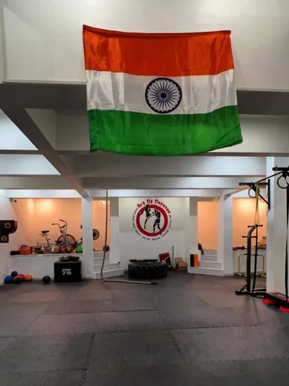 The calm before the storm. Our clean, open mat space is ready for the next session, a place where we come to work, grow, and push our limits together.