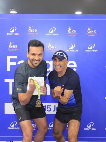 The coach with a finisher. I am immensely proud of every warrior who takes on and completes the Fatigue Training challenge.