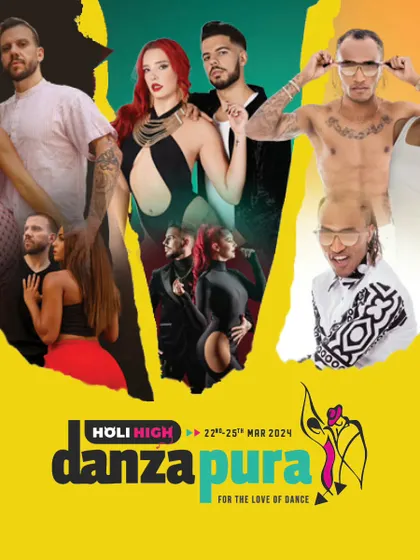 A collage showcasing some of the incredible international artists featured at Danzapura Season 7. We bring top talent from around the world to India for you to learn from and dance with.