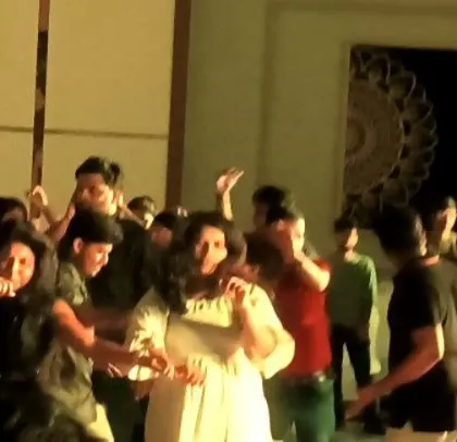 A corporate event for Appario Retail, with guests dancing and enjoying the music.