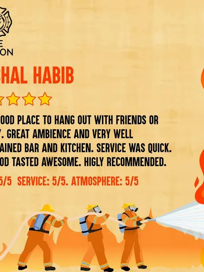 Kushal called us a "very good place to hang out with friends or family." He recommended us for our great ambiance, quick service, and awesome food.