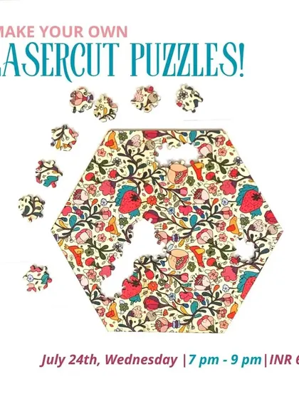 Our puzzle making workshop is also available on weekday evenings for those who can't make it on weekends.