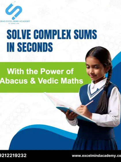 Solve complex sums in seconds with the combined power of Abacus and Vedic Maths. This student is ready to take on any challenge with the skills we provide.
