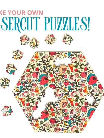 Make your own custom laser cut puzzle with your own design. This workshop covers both the design and cutting process.