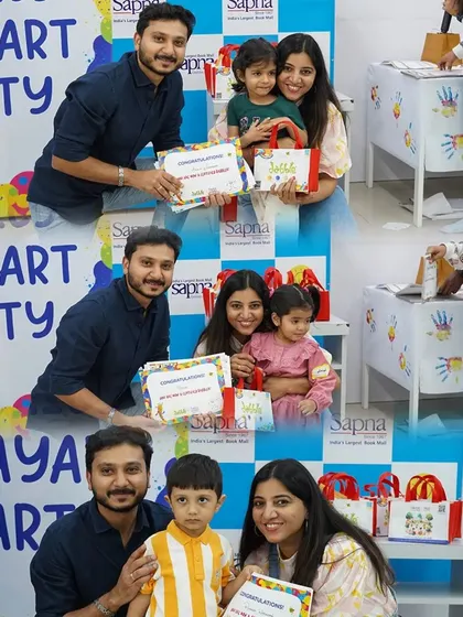 Every child is an artist! We celebrate their unique creations and award them with certificates to acknowledge their wonderful participation and effort during our PlayArt parties.