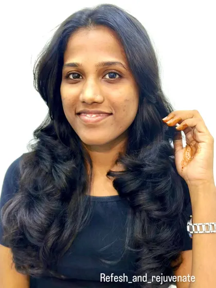 Layers that speak volumes. This fresh cut adds beautiful shape and movement to the client's hair.
