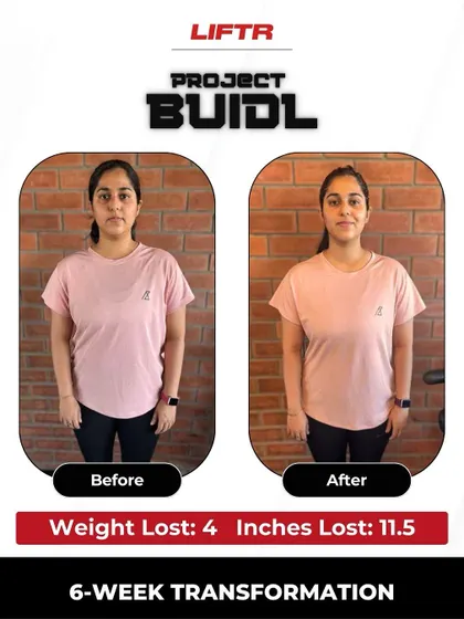 Pranamya's 6-week challenge resulted in a 4 kg weight loss and an 11.5-inch reduction. She never felt like skipping a class because the training was effective and fun, helping her build a healthy lifestyle that sticks.