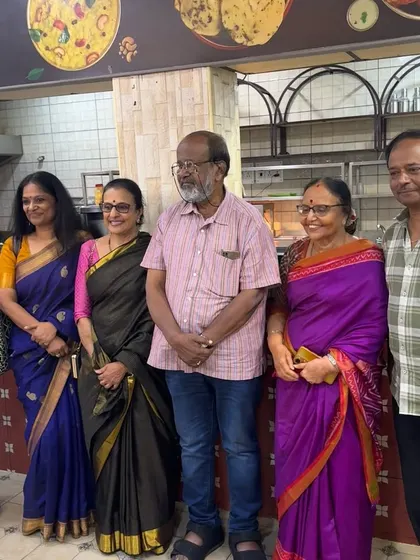 A group photo from our get together with Sugama Sangeetha legends. These informal gatherings are where so much knowledge and inspiration are shared.