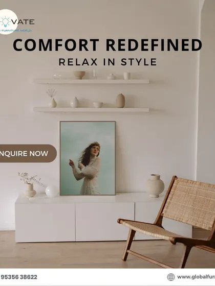 An invitation to redefine your comfort and relax in style with our thoughtfully designed furniture and spaces.