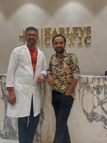 It is always a pleasure to have actor Inaamulhaq at the clinic. He trusts us for his hair and skin treatments to maintain his appearance for the screen, and I am proud to be his trusted surgeon.