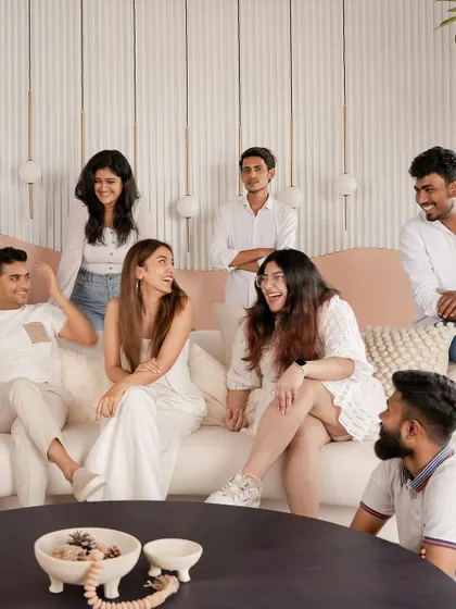 The whole crew. This is our talented team of 'Doodlers', the creative minds and hardworking hands behind every project. We are a family, and our collaborative energy is our greatest asset.