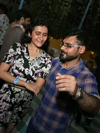 A focused and stylish pair, moving together beautifully.