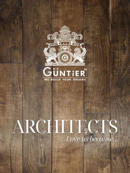 Architects love us because... This is the start of a series explaining why I am a trusted partner for design professionals. The rich wood texture in the background sets a premium tone.