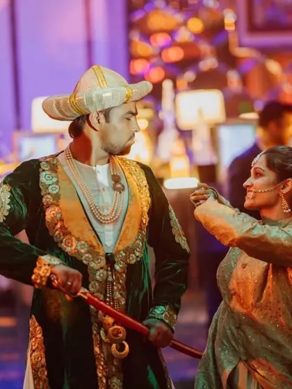 A fun moment from a Jodhaa Akbar-themed entry. I love incorporating character-based ideas into the choreography.