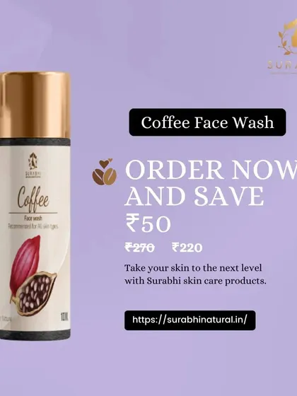 For a limited time, you can save on our popular Coffee Face Wash. It's a great way to take your skincare to the next level.