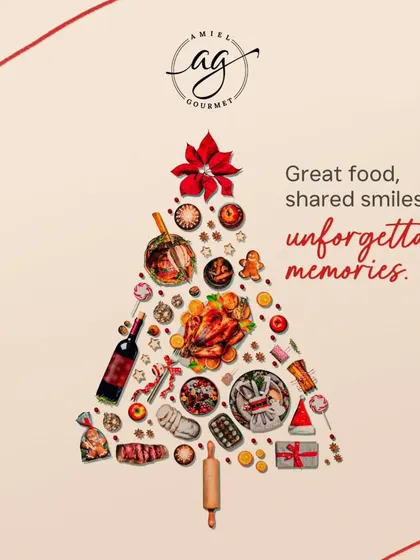 Great food, shared smiles, and unforgettable memories. This is what the Christmas season is all about at Amiel Gourmet.