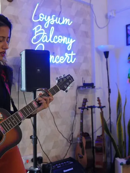 The LBC is a safe and encouraging space for all artists, especially women, to share their voice. Here's a talented guitarist-singer taking the stage and sharing her music with our community.