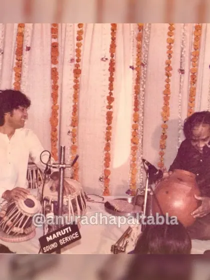 A magical moment from my Ganda Bandhan ceremony, where Ustad Zakir Hussain and Vidwan Vikku Vinayakram ji performed a scintillating jugalbandi right at my home. It was the same night Zakirbhai learned of his Padma Shri award.
