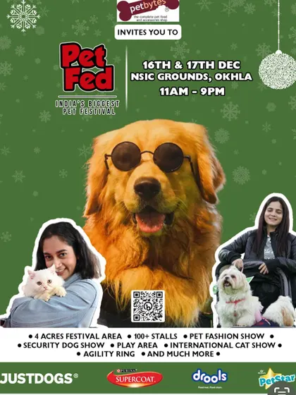 An invitation to the festive edition of PetFed in Delhi. We hosted a grooming master class to share our professional knowledge with enthusiastic pet parents.