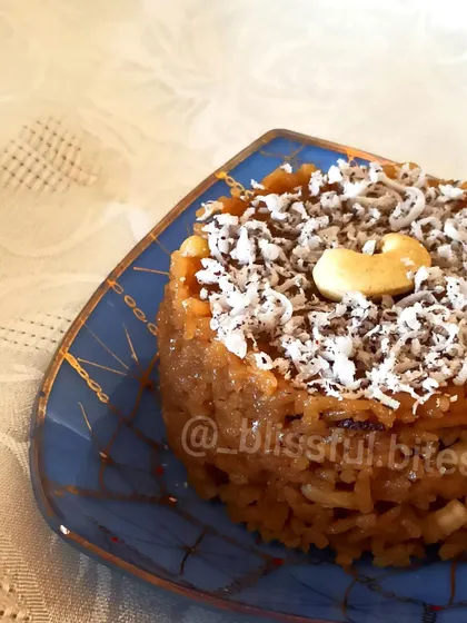 Another look at my traditional Gur Wale Chawal, a sweet rice dish that is perfect for cold weather.