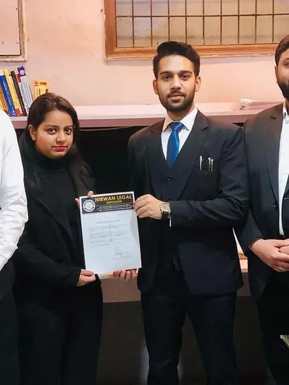 A closer shot of Ms. Rimmi receiving her certificate. I am committed to mentoring and providing career opportunities for promising law students.