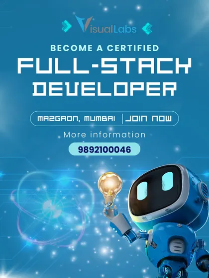 Ready to level up your career? This is our call to action for you to become a certified Full-Stack Developer with our course in Mazgaon, Mumbai.