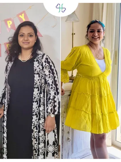 A candid shot showing her amazing transformation and newfound confidence.