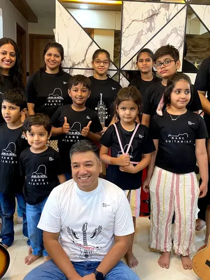 **The Next Generation of Performers.** A big shout out to all the kids and their amazing parents from Mumbai who could make it to our get-together. Here's to many more unforgettable moments with our musical family.